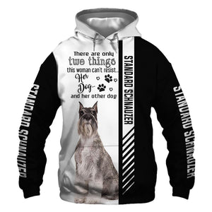 Standard Schnauzer - Woman Can't Resist Her Dog - Hoodie, Sweatshirt, TShirt 