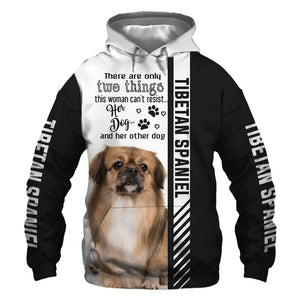 Tibetan Spaniel - Woman Can't Resist Her Dog - Hoodie, Sweatshirt, TShirt 