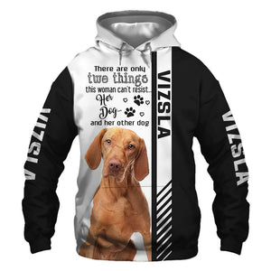 Face Vizsla - Woman Can't Resist Her Dog - Hoodie, Sweatshirt, TShirt