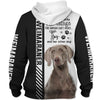 Black White Weimaraner - Woman Can't Resist Her Dog - Hoodie, Sweatshirt, TShirt 
