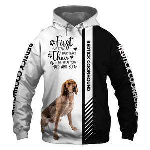 American English Coonhound - Steal Your Heart, Steal Your Bed - Hoodie, Sweatshirt, TShirt
