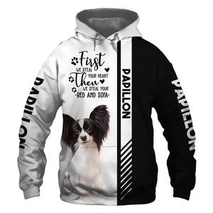 Papillon - Steal Your Heart, Steal Your Bed - Hoodie, Sweatshirt, TShirt 