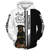 Sitting Rottweiler - Steal Your Heart, Steal Your Bed - Hoodie, Sweatshirt, TShirt 