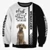 Sitting Weimaraner - Steal Your Heart, Steal Your Bed - Hoodie, Sweatshirt, TShirt