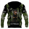 Camouflage Rottweiler Dog Men and Women 3D Full Printing
