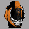 The Skull x Rottweiler Dog Men and Women 3D Full Printing