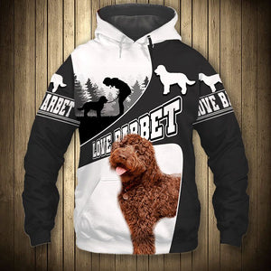 Poodle Barbet - I Love - Hoodie, Sweatshirt, TShirt