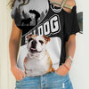 Sitting Chubby Bulldog - Hoodie, Sweatshirt, TShirt