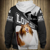 Collie - I Love - Hoodie, Sweatshirt, TShirt
