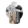 White Long Hair Afghan Hound -Hoodie, Sweatshirt, TShirt