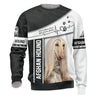 White Long Hair Afghan Hound -Hoodie, Sweatshirt, TShirt