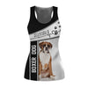 Sad Boxer - Happier Person With My Dog - Hoodie, Sweatshirt, TShirt