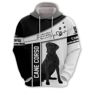 Cane Corso - Happier Person With My Dog - Hoodie, Sweatshirt, TShirt