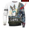 Boston Terrier - I Love Name - Hoodie, Sweatshirt, TShirt