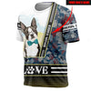 Boston Terrier - I Love Name - Hoodie, Sweatshirt, TShirt