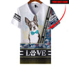Boston Terrier - I Love Name - Hoodie, Sweatshirt, TShirt