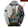 Doberman - I Love Name - Hoodie, Sweatshirt, TShirt