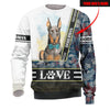 Doberman - I Love Name - Hoodie, Sweatshirt, TShirt