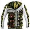 Green Camo Rottweiler Dog Men and Women 3D Full Printing