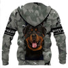 ROTTWEILER Face Camo DOG Men and Women 3D Shirt