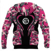 Pink Camo Rottweiler Dog Men and Women 3D Full Printing