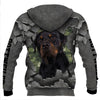 Wall Camo Rottweiler Dog Men and Women 3D Full Printing