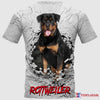 Rottweiler Dog camo Men and Women 3D Full Printing