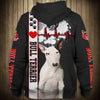 Red Black Bull Terrier - I Love Name - Hoodie, Sweatshirt, TShirt