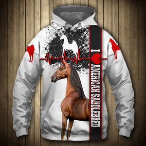 American Saddlebred - I Love - Hoodie, Sweatshirt, TShirt