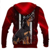 American Flag Rottweiler Dog Men and Women 3D Full Printing