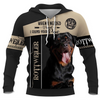 When I Needed ROTTWEILER Dog Men and Women 3D Print Pullover