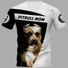 Touch my pit you’re gonna get pit Shirt 3D Full Printing for Dog Mom Dad lovers
