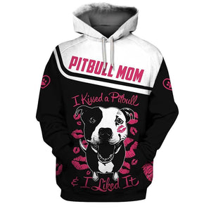 PITBULL MOM Shirt 3D Full Printing for Dog Mom Dad lovers