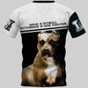 Save a pitbull euthanize a dog fighter Shirt 3D Full Printing for Dog Mom Dad lovers