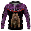 Pitbull cuteness Shirt 3D Full Printing for Dog Mom Dad lovers