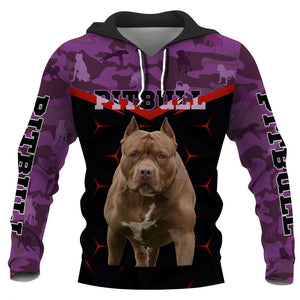 Pitbull cuteness Shirt 3D Full Printing for Dog Mom Dad lovers
