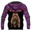 Pitbull cuteness Shirt 3D Full Printing for Dog Mom Dad lovers