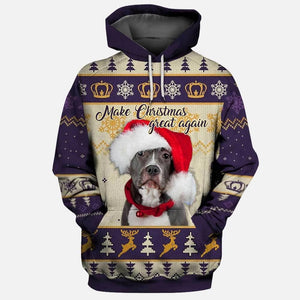 Make great Christmas again Shirt 3D Full Printing for Dog Mom Dad lovers