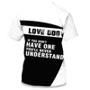 LOVE DOG WHEN YOU CAN BE Shirt 3D Full Printing for Dog Mom Dad lovers