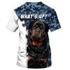 Rottweiler Thug Shirt 3D Full Printing for Dog Mom Dad lovers