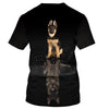 I love my German Shepherd Shirt 3D Full Printing for Dog Mom Dad lovers