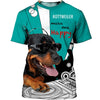 Deezay Rott Plays Music Shirt 3D Full Printing for Dog Mom Dad lovers