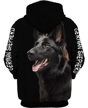 German Shepherd Hope Face Shirt 3D Full Printing for Dog Mom Dad lovers