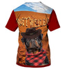 Rottweiler CowBoy Shirt 3D Full Printing for Dog Mom Dad lovers