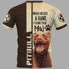 I cannot live without a pitbull Shirt 3D Full Printing for Dog Mom Dad lovers