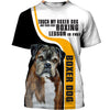 Boxer Hello Beautiful Shirt 3D Full Printing for Dog Mom Dad lovers