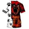 German Shepherd Camouflage Shirt 3D Full Printing for Dog Mom Dad lovers