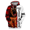 German Shepherd Camouflage Shirt 3D Full Printing for Dog Mom Dad lovers