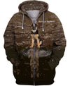 Shadow German Shepherd Shirt 3D Full Printing for Dog Mom Dad lovers