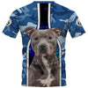 PITBULL TERRIER Shirt 3D Full Printing for Dog Mom Dad lovers